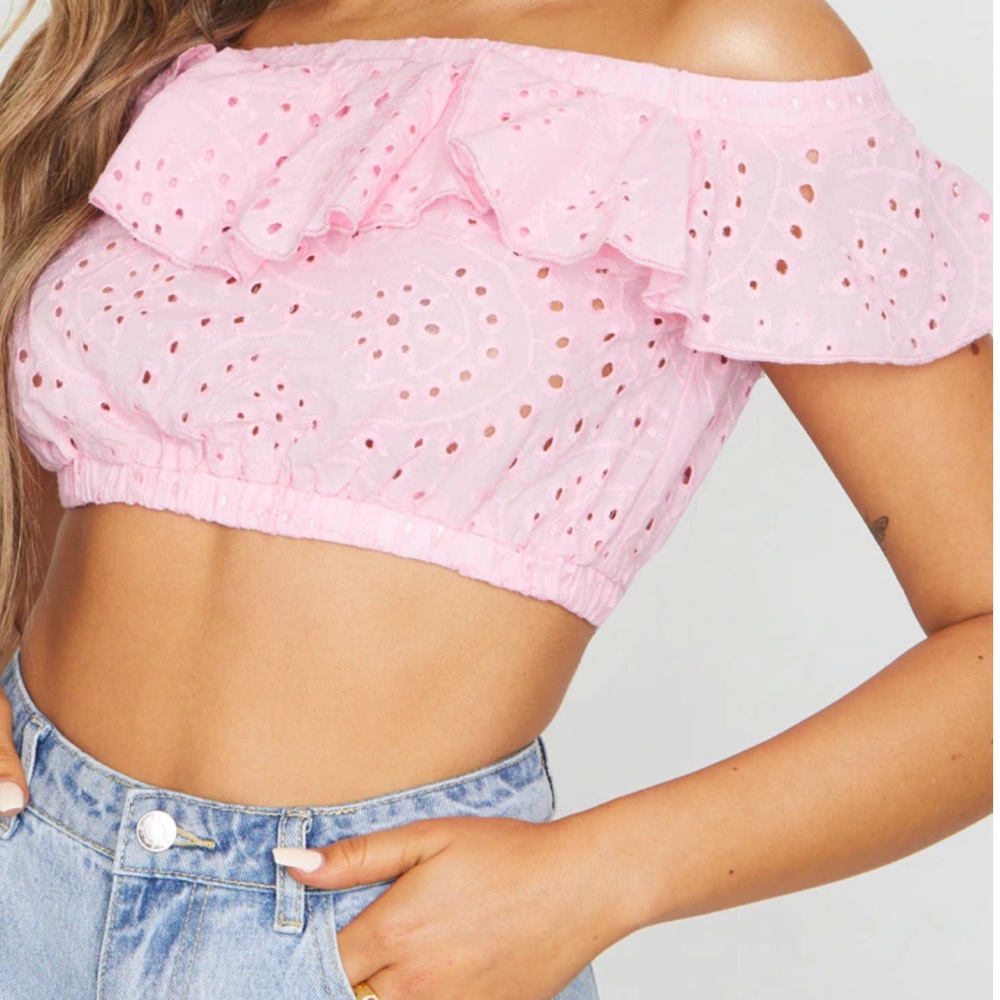 Pink Crop top